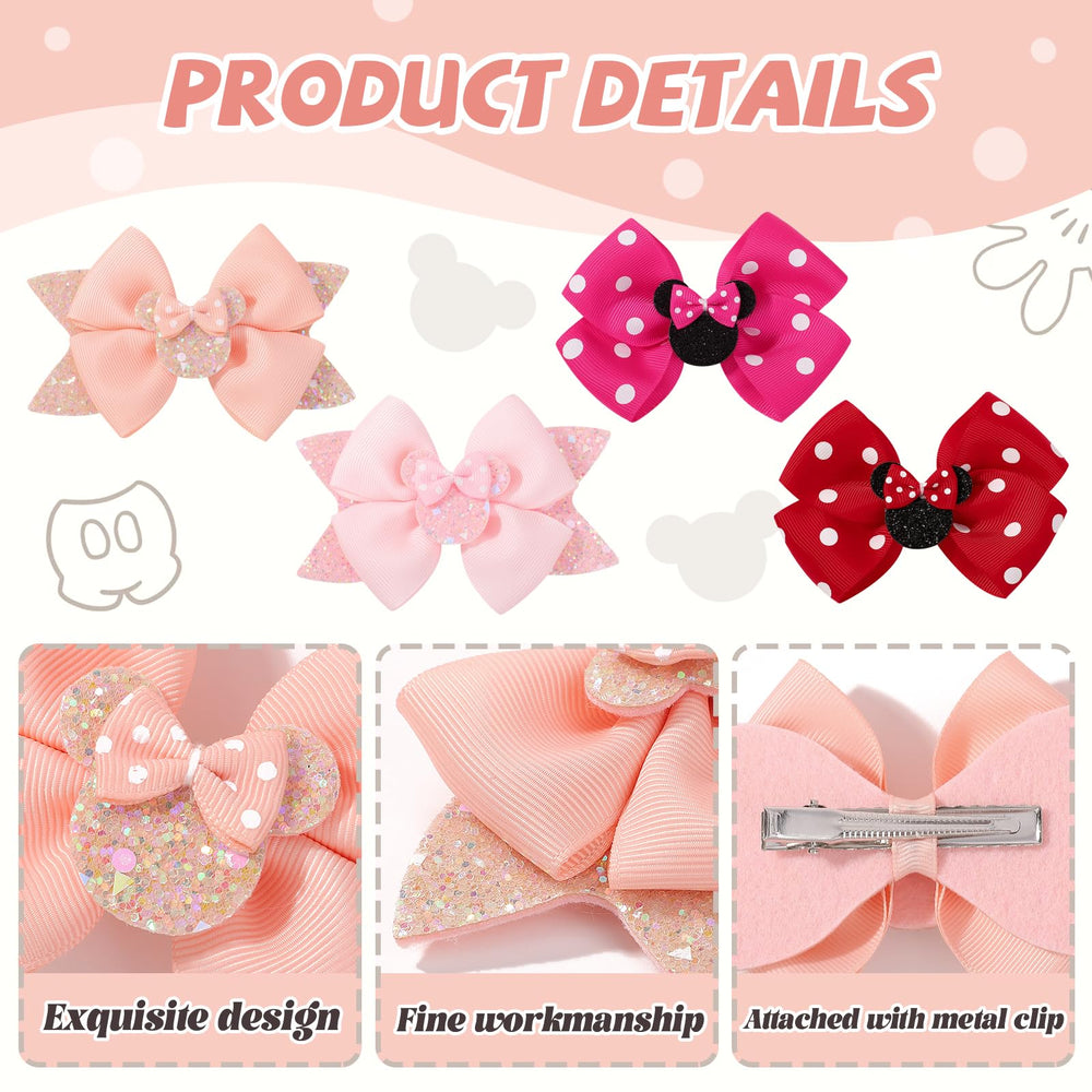YHXX YLEN alligator clips keep bows secure and easy to wear