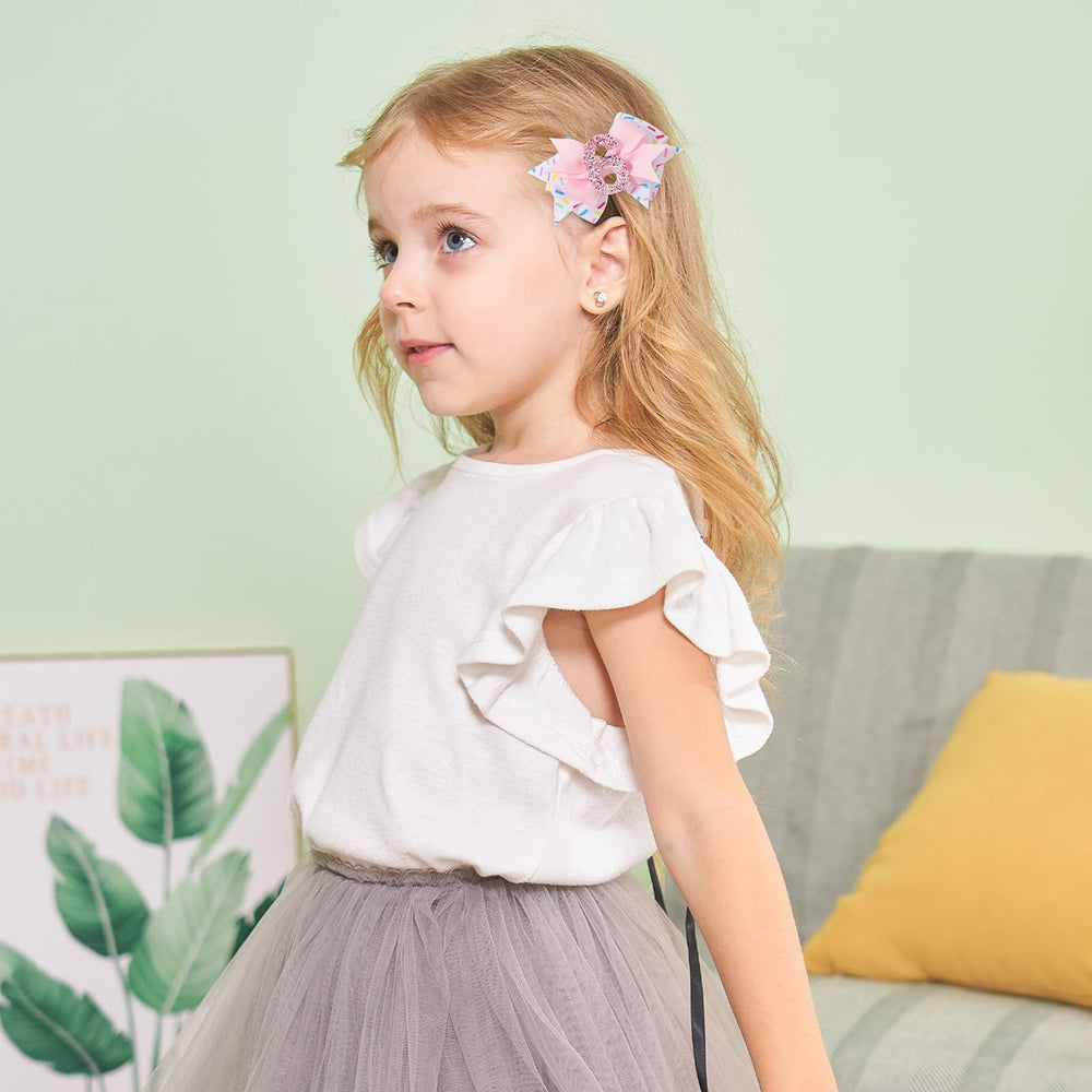 YHXX YLEN alligator-clip bow keeps hair secure during celebrations