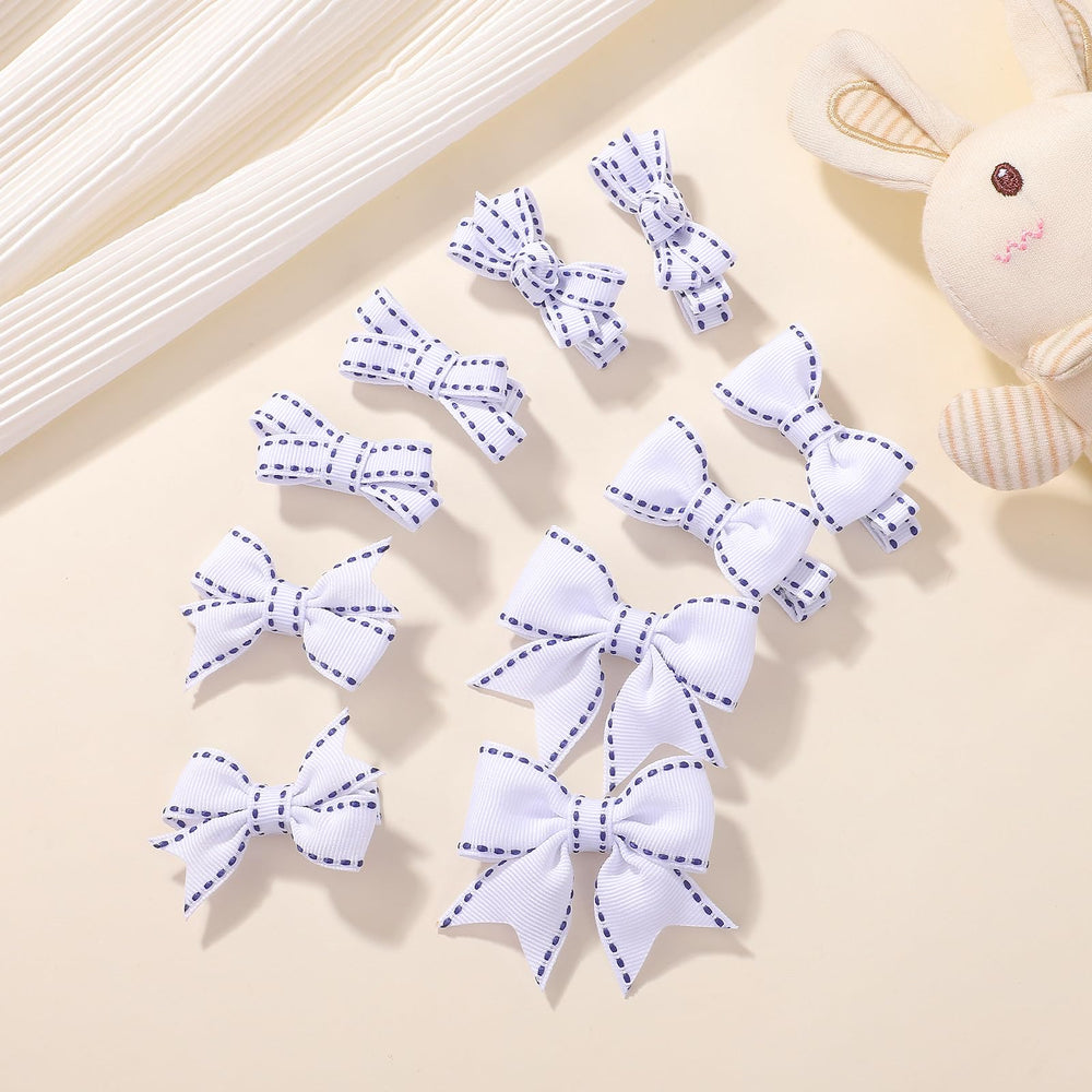 YHXX YLEN baby girl bows ideal for pigtails and bangs.