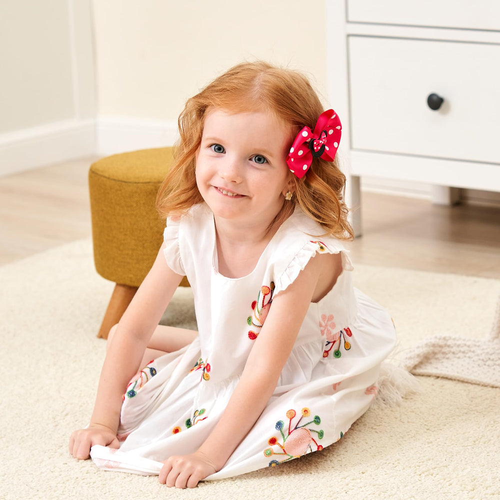 YHXX YLEN 3-color-bows on clips ideal for versatile party outfits.
