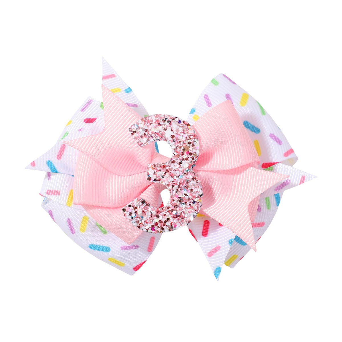 YHXX YLEN birthday bow pink clip for girls adds festive charm to party hair.