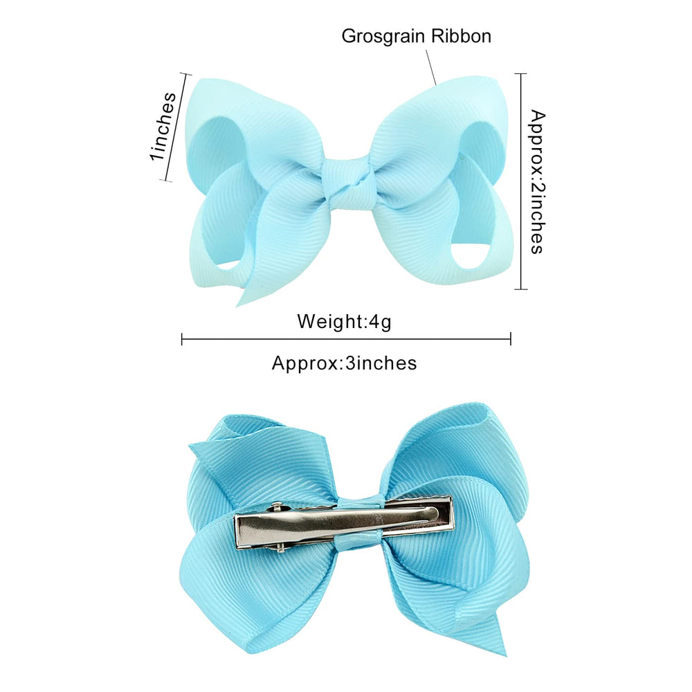 yhxx-ylen bows clip closeup reveals sturdy alligator clip grips hair securely.