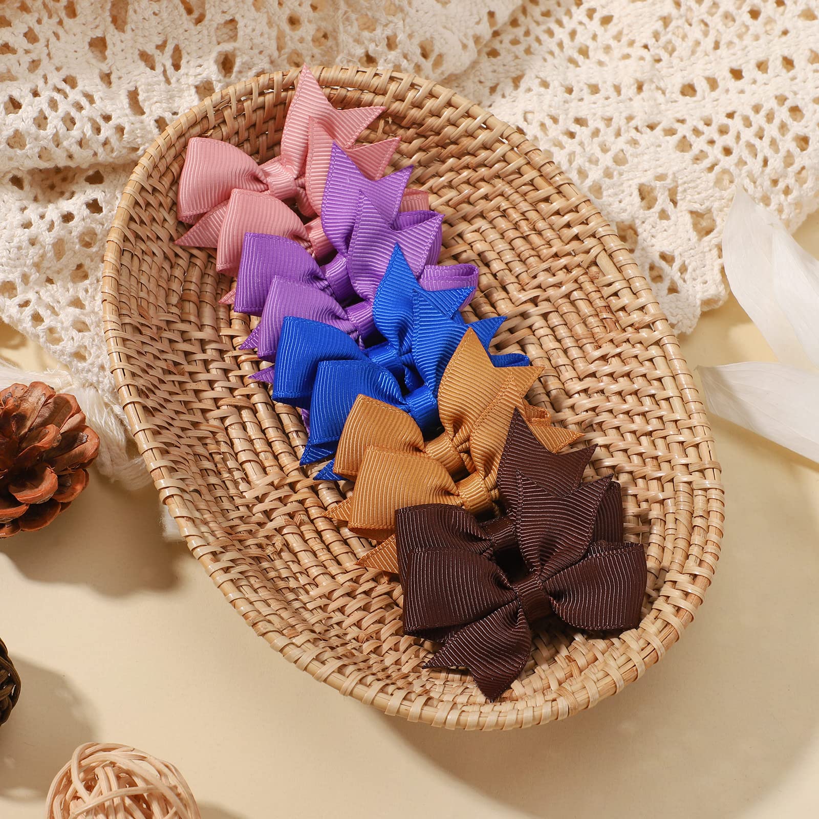 YHXX YLEN colorful bows set ideal for photoshoots and daily outfits