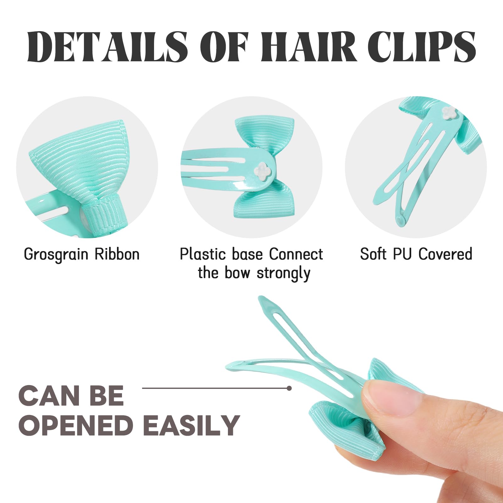 YHXX YLEN durable grosgrain ribbon withstands active play with gentle comfort