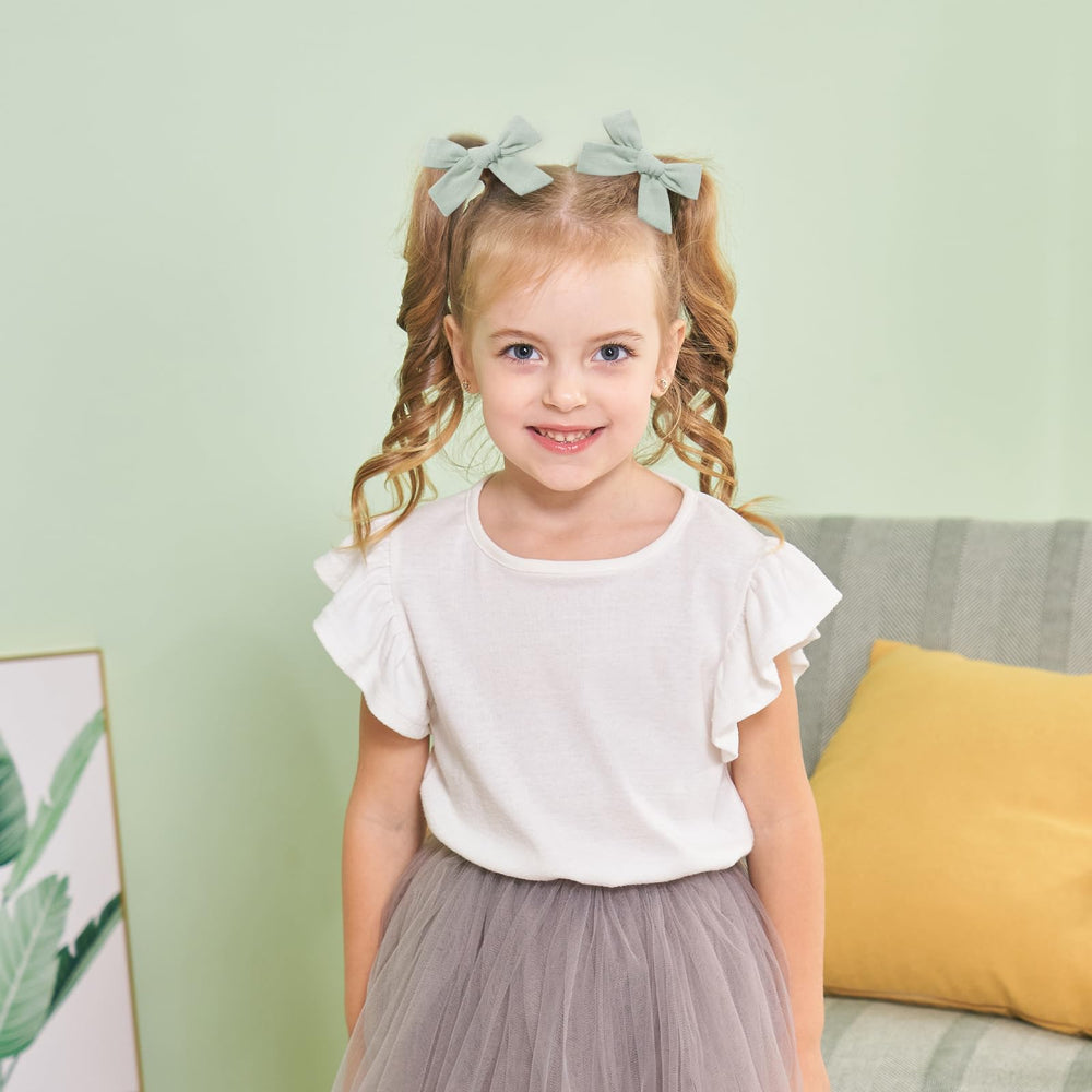 YHXX YLEN green cotton linen bow 3-5in-2 versatile style