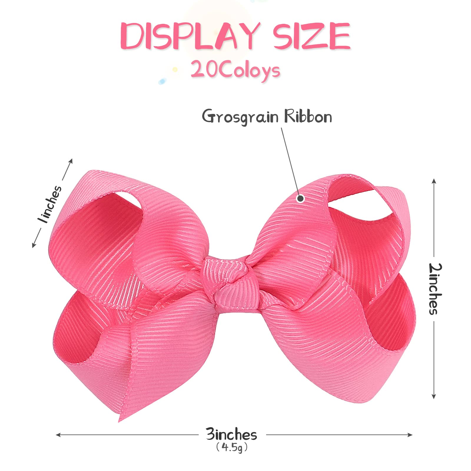 YHXX YLEN hair bow clip closeup shows strong grip for secure wear