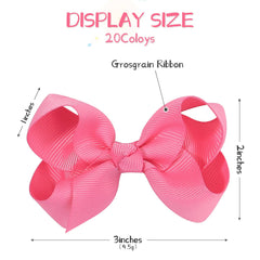 YHXX YLEN hair bow clip closeup shows strong grip for secure wear