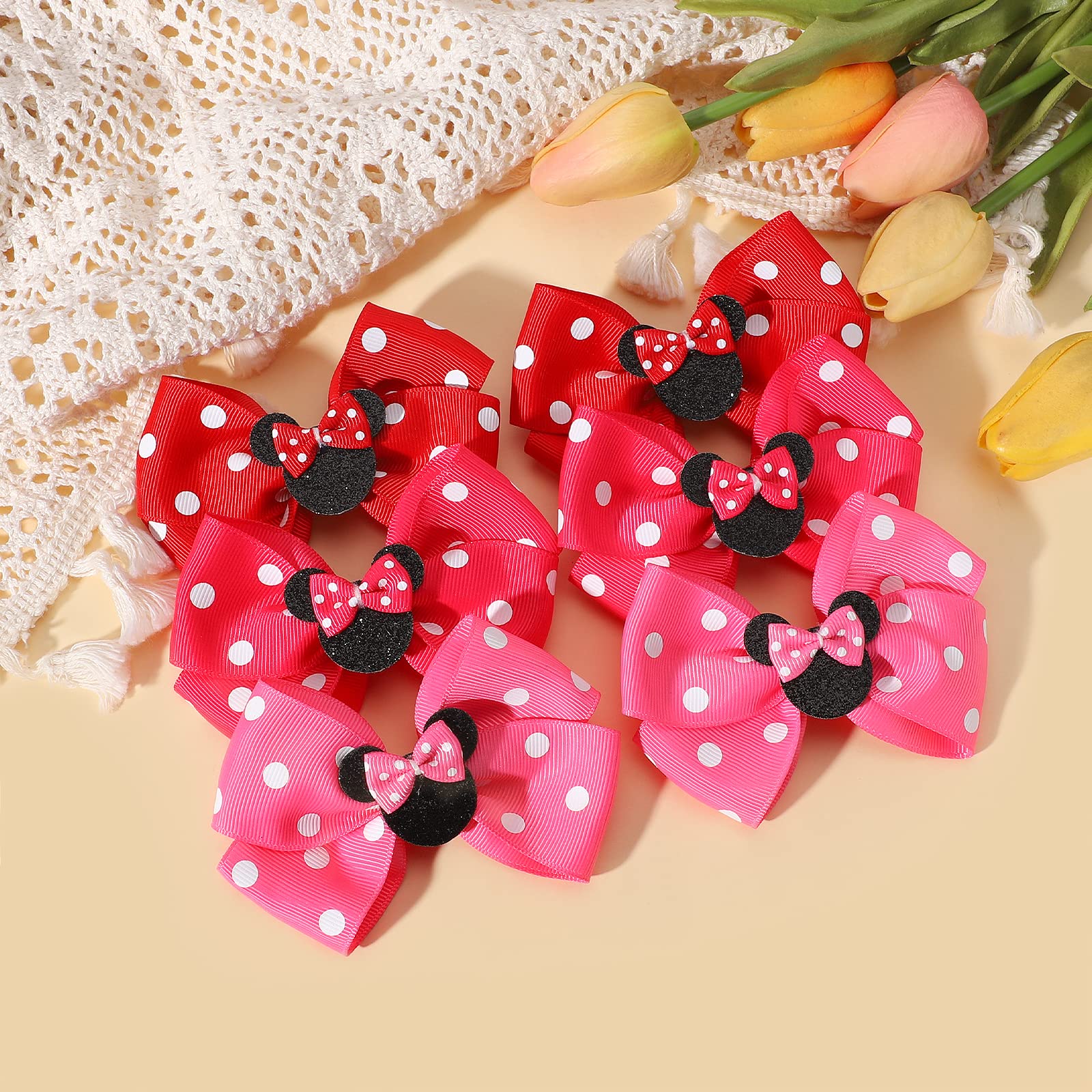 YHXX YLEN handmade-ribbon-bows closeup showing quality craftsmanship.