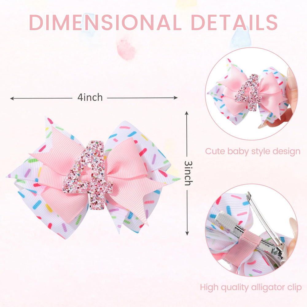 YHXX YLEN kids hair clip closeup highlights quality ribbon and secure grip