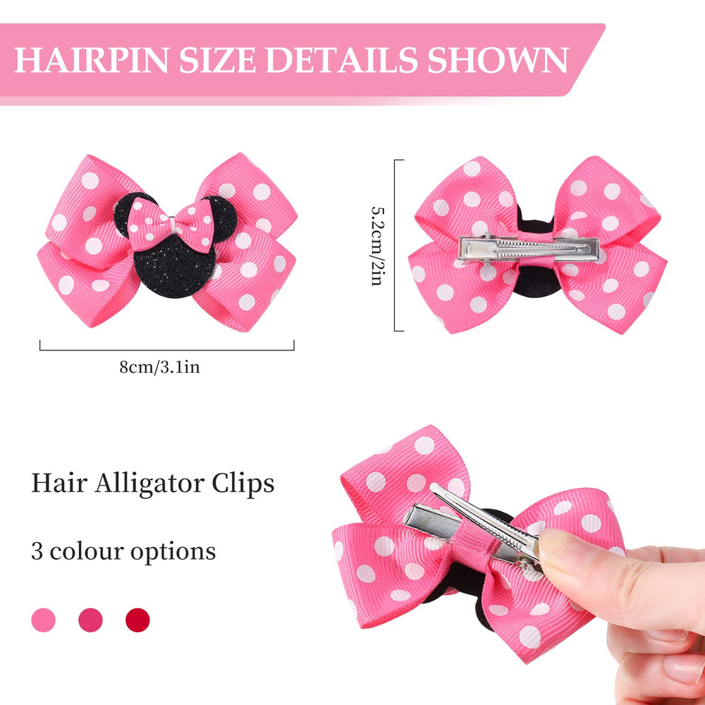 YHXX YLEN rose mouse ears bows for events