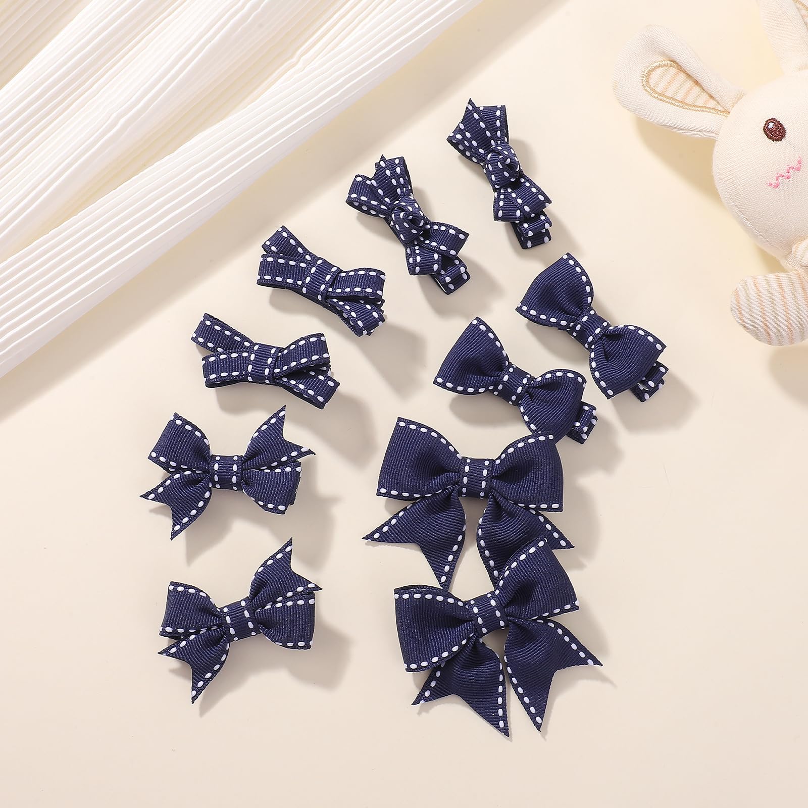YHXX YLEN bows on pigtails and bangs for ready-to-wear daily looks.
