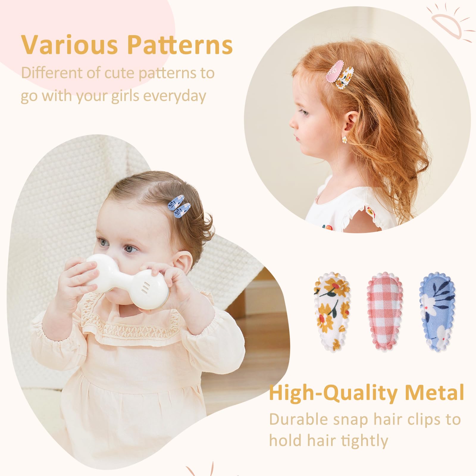 YHXX YLEN soft cloth wrap keeps clips gentle on sensitive scalps.
