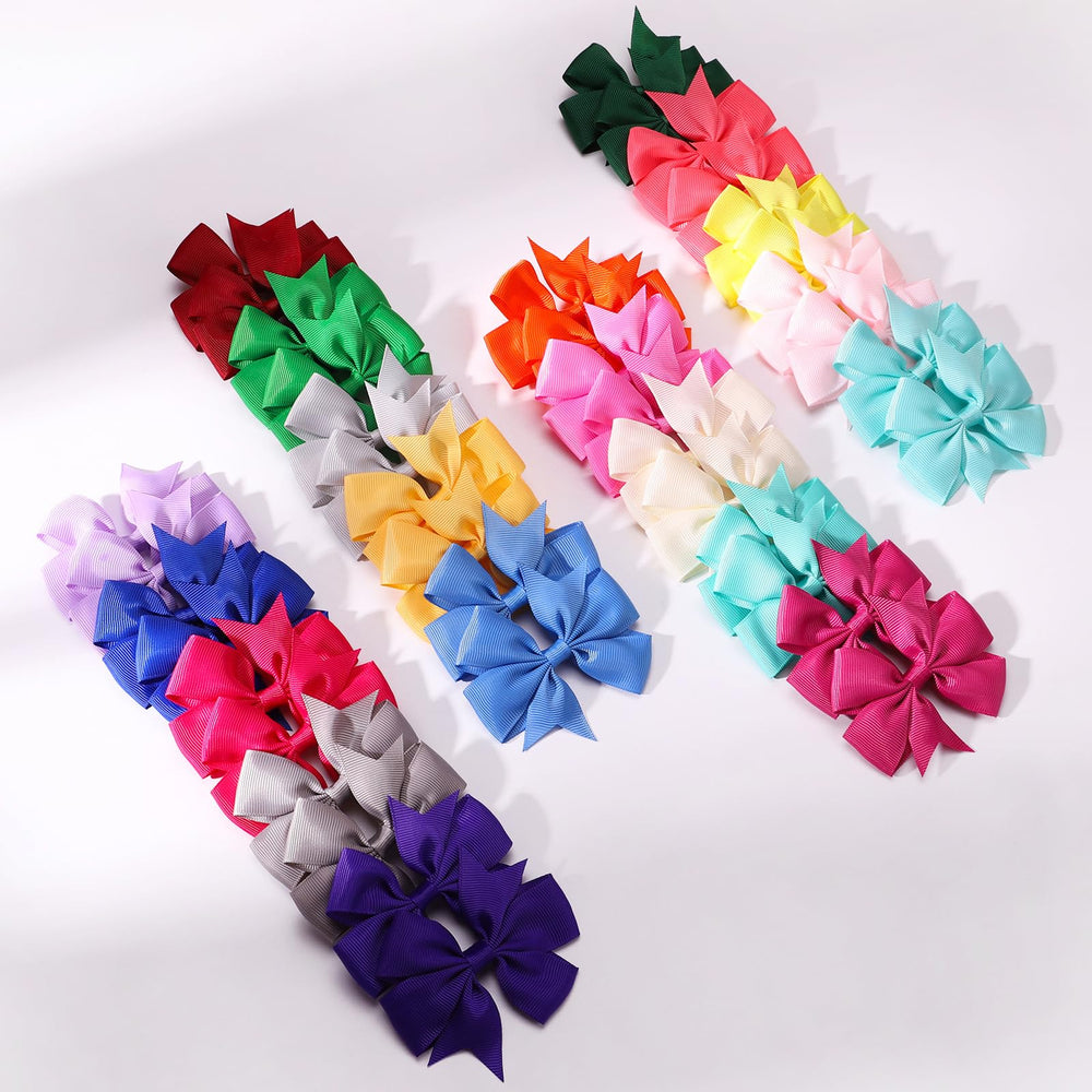 YHXX YLEN toddler bows for 3-inch pigtails.