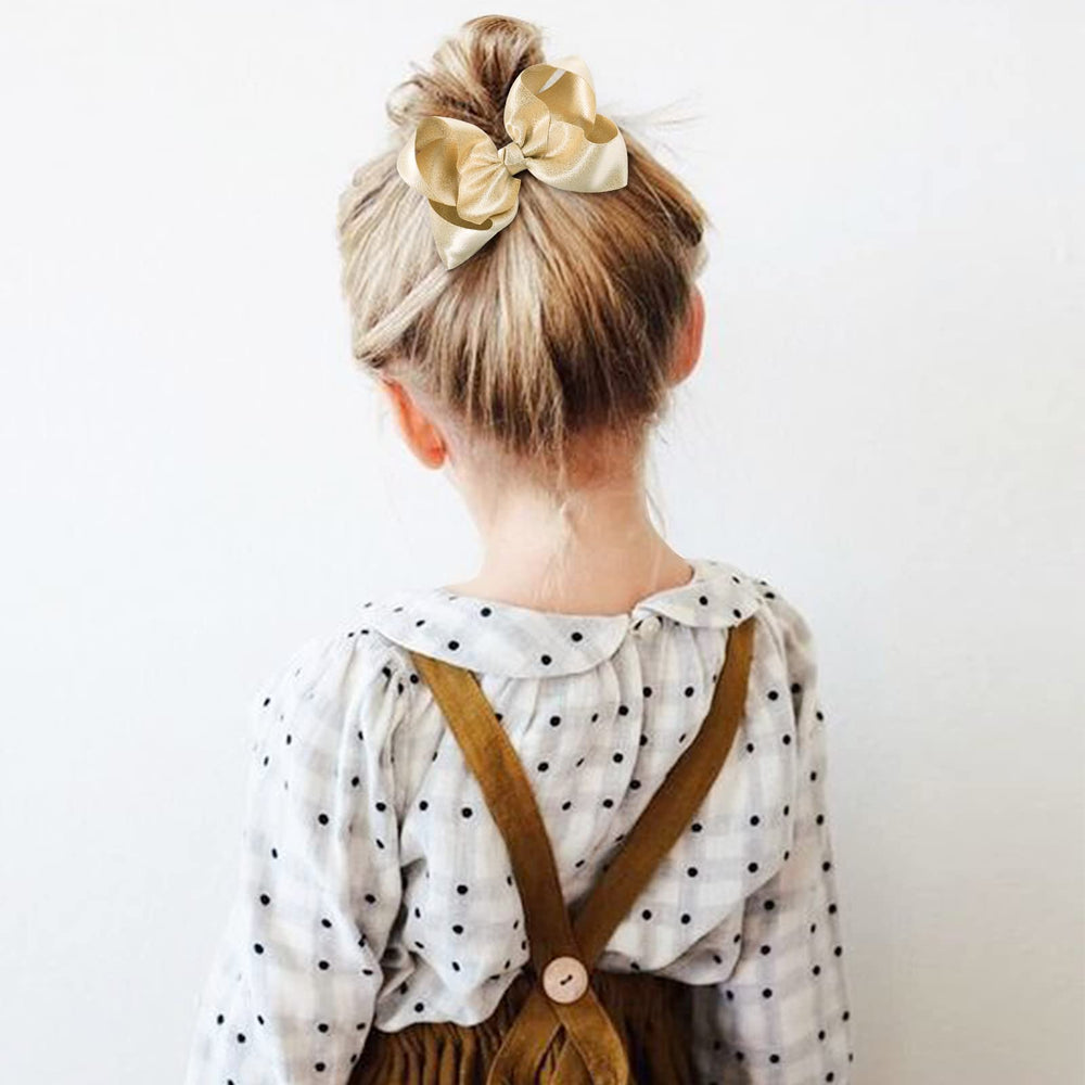 YHXX YLEN two-piece bow set ideal for everyday toddler accessories.