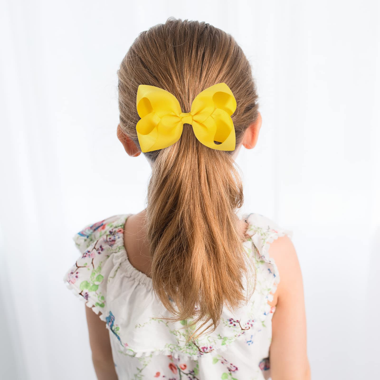 YHXX YLEN two-piece yellow bows ready to coordinate outfits.