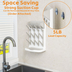 Yieach baby-accessories organizer keeps pacifiers and pump parts neatly within reach.
