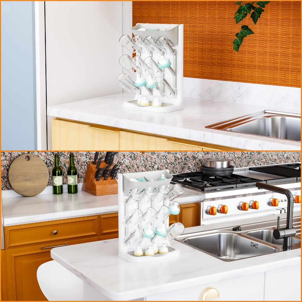 Yieach durable BPA-free materials provide peace of mind during bottle drying.