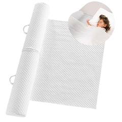 YIHATA bed rail folded open shows a travel ready compact design for secure sleep away from edges.