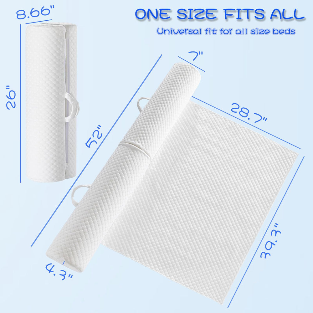YIHATA bed rail one size fits all demonstrates compatibility with multiple bed sizes.