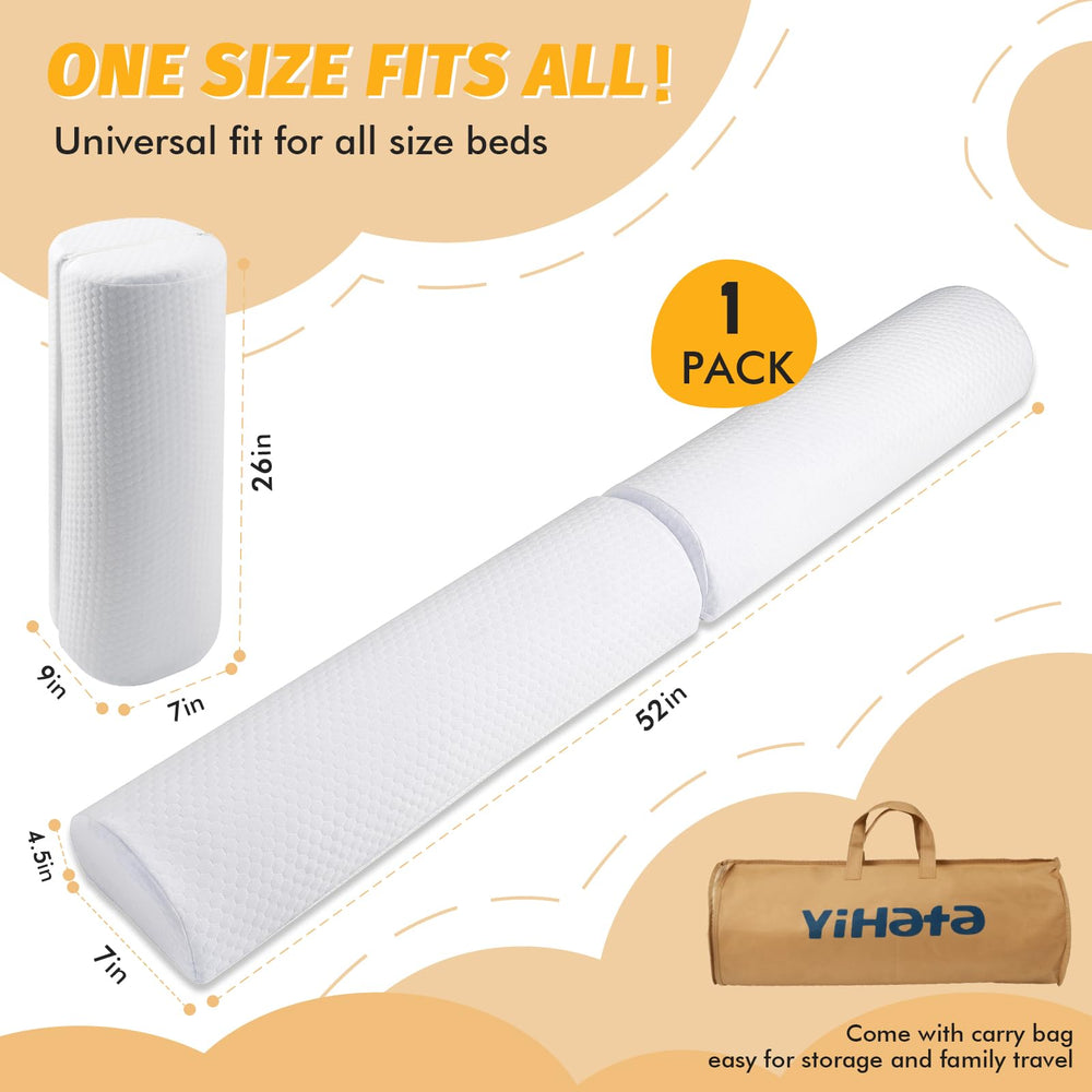 YIHATA bed rail under-sheet installation demonstrates easy setup