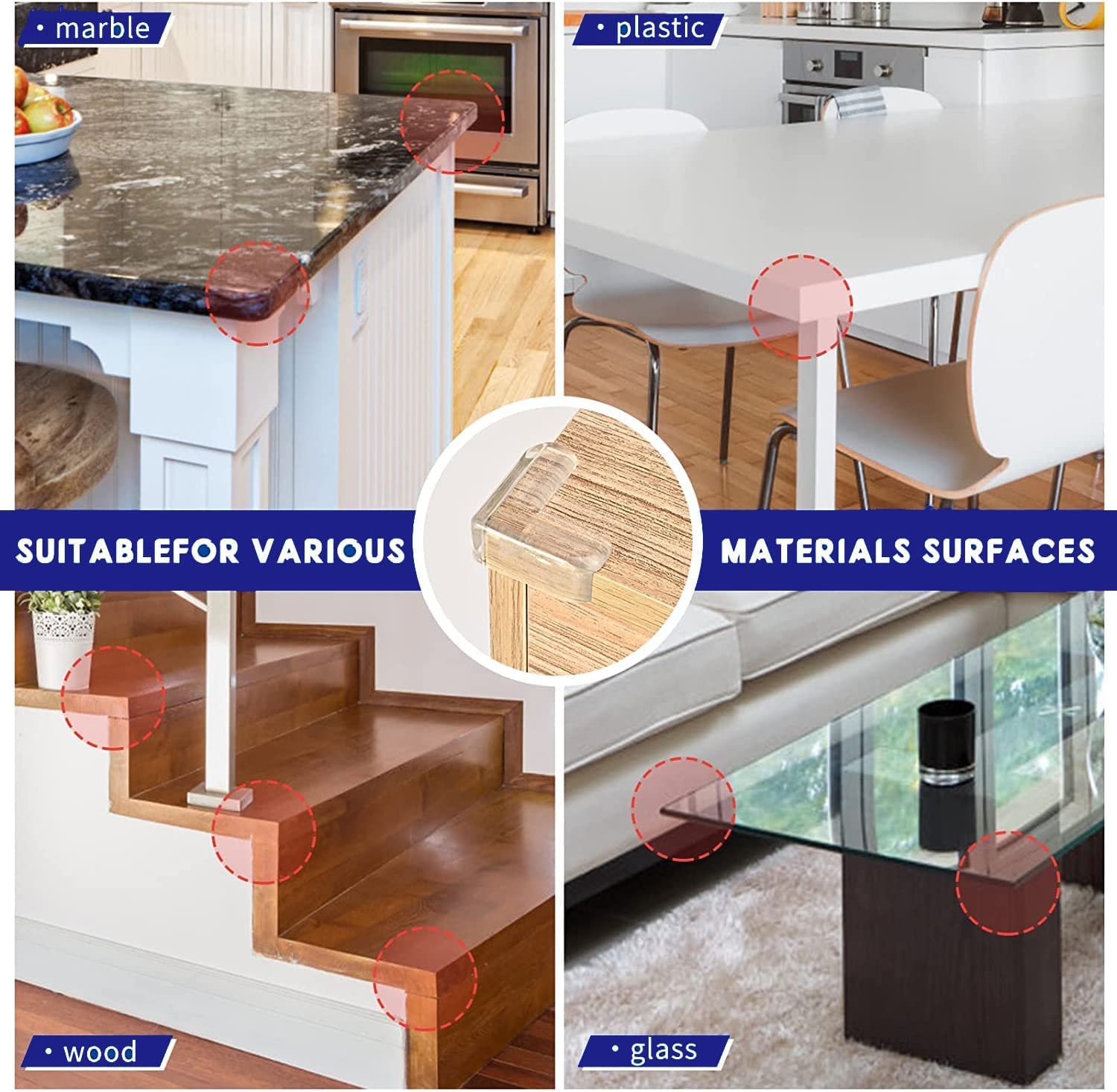 YIIFELL transparent design preserves furniture look while protecting children.