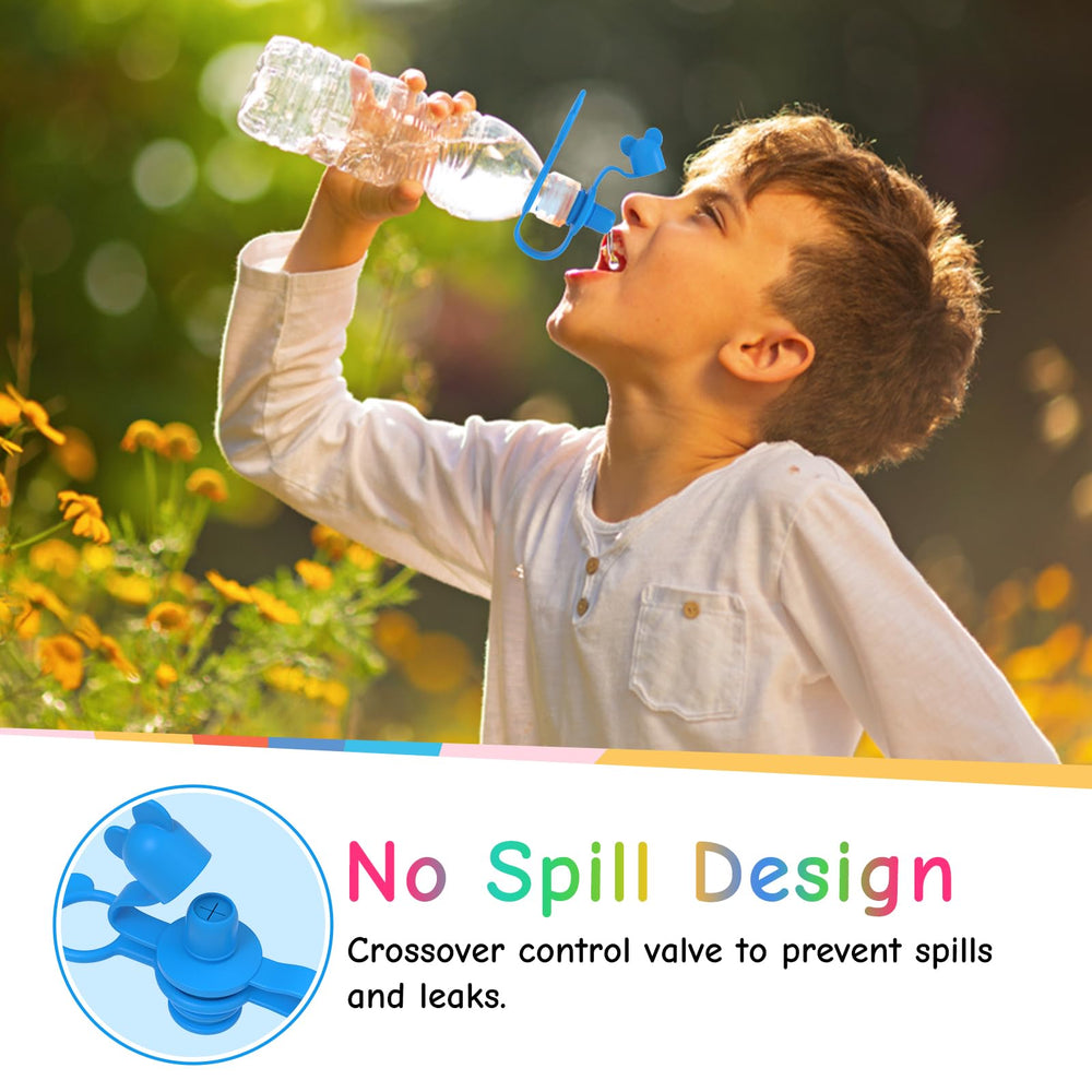 Yilador pink cap helps toddlers sip independently with a soft grip.