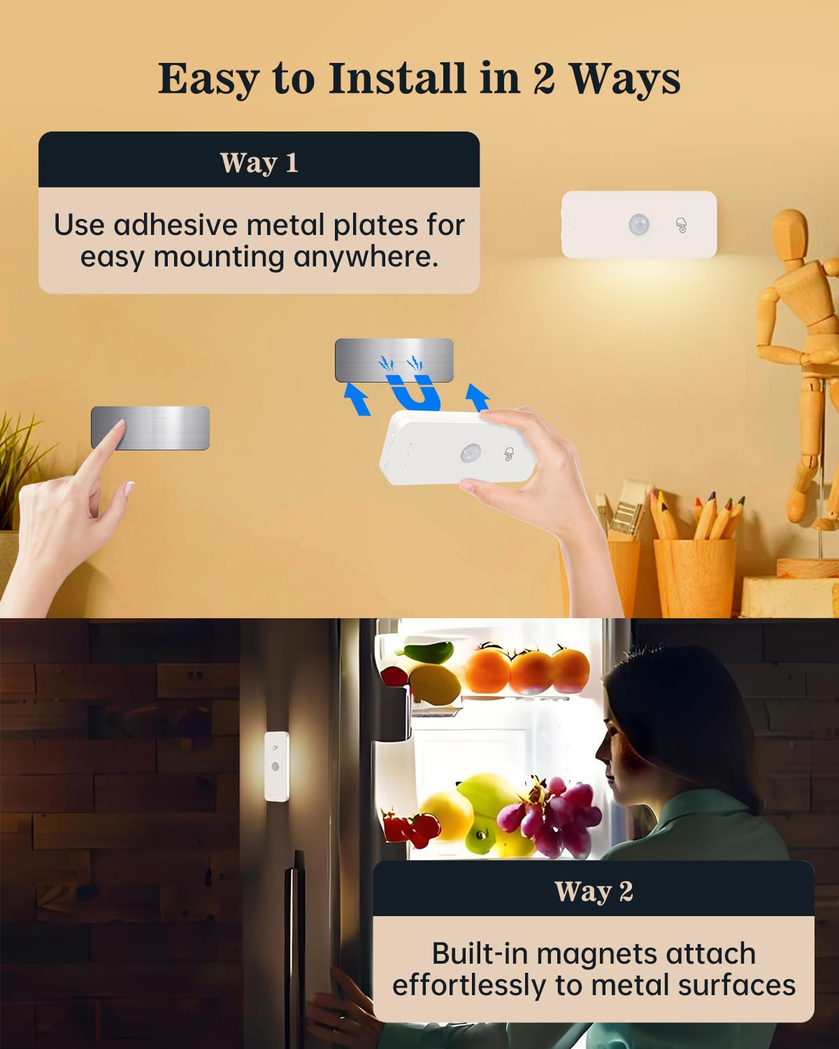 Yiliaw night light in continuous, day, and night modes for versatile use.