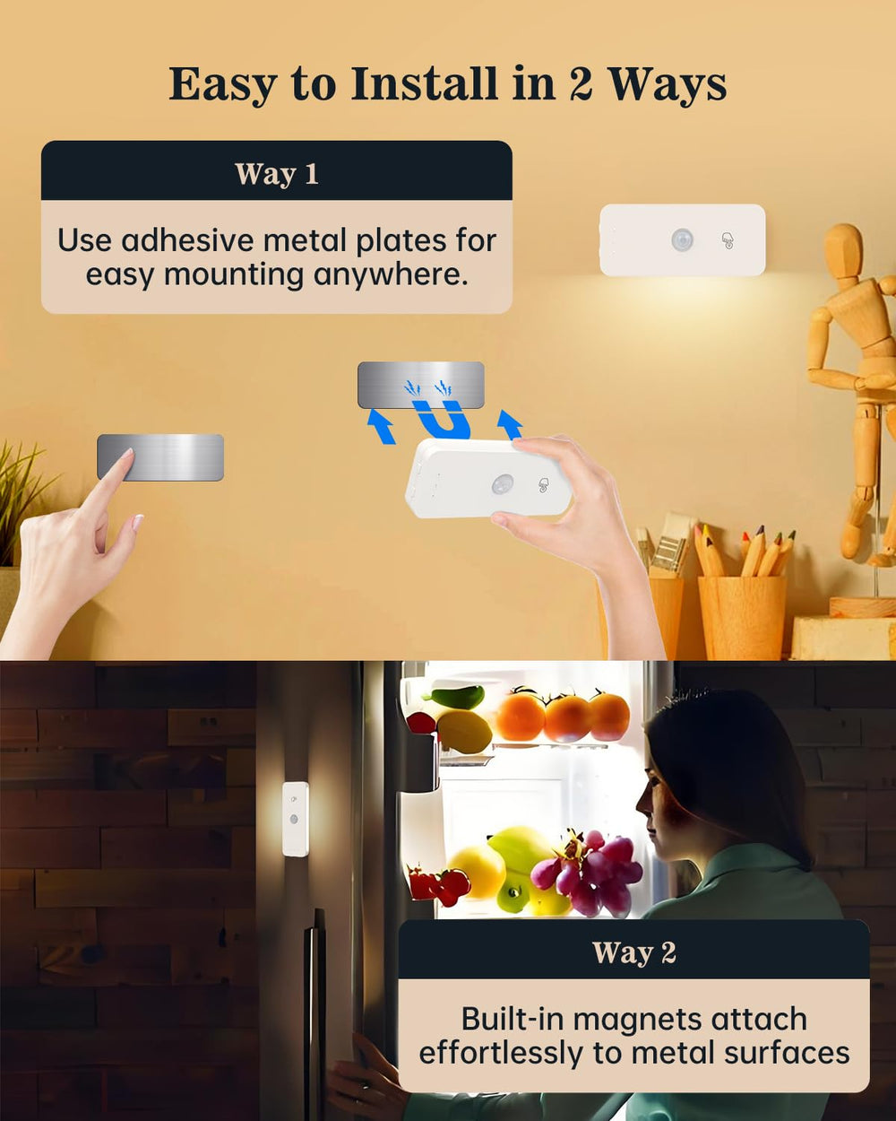 Yiliaw night light in continuous, day, and night modes for versatile use.