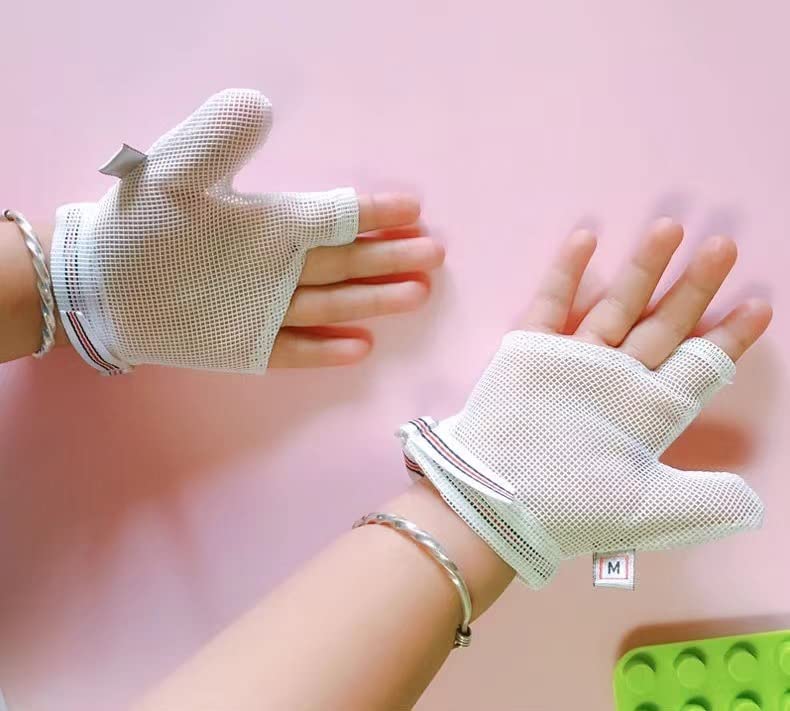 YILIUJIU thumb-sucking-stop-glove adjustable-fit-sizes shows flexible sizing options
