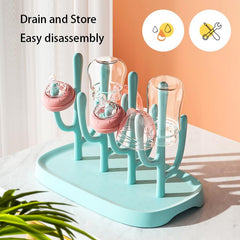 YilulvDeng simple-design rack features bottom groove and non-slip feet for stability