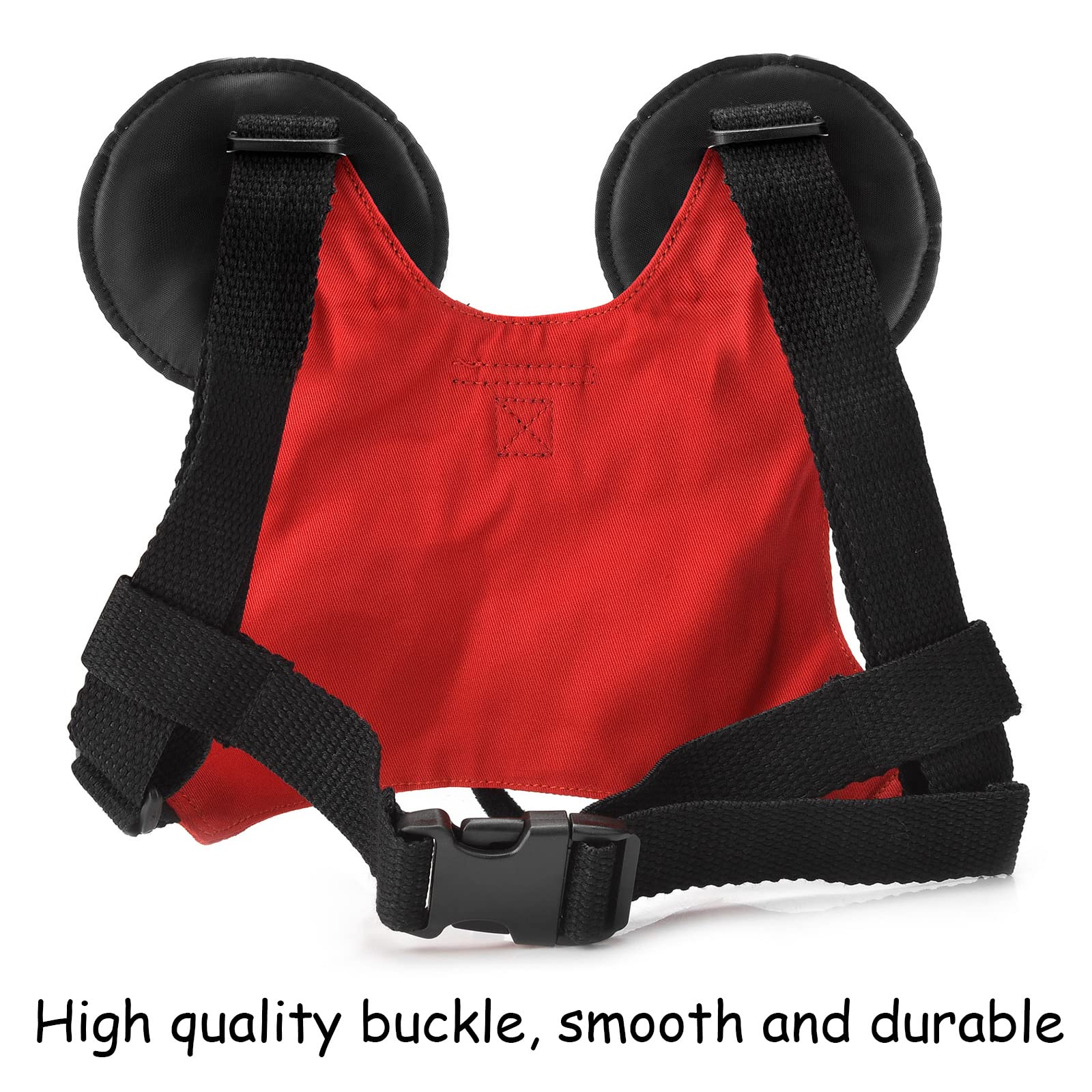 Yimidear red anti-lost belt worn on child during park walk