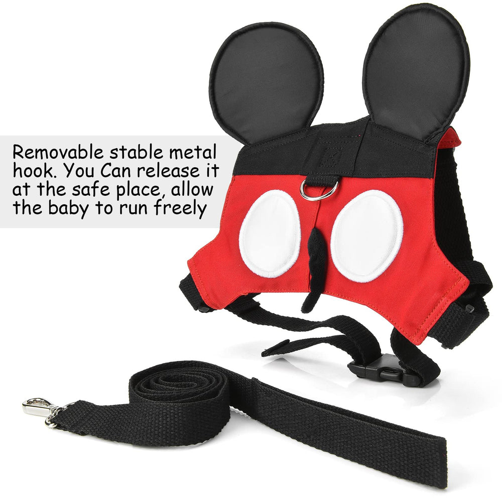 Yimidear red leash features removable metal hook for durable everyday use