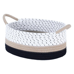 Yimi's Dream cotton rope basket with handles for portable nursery organization