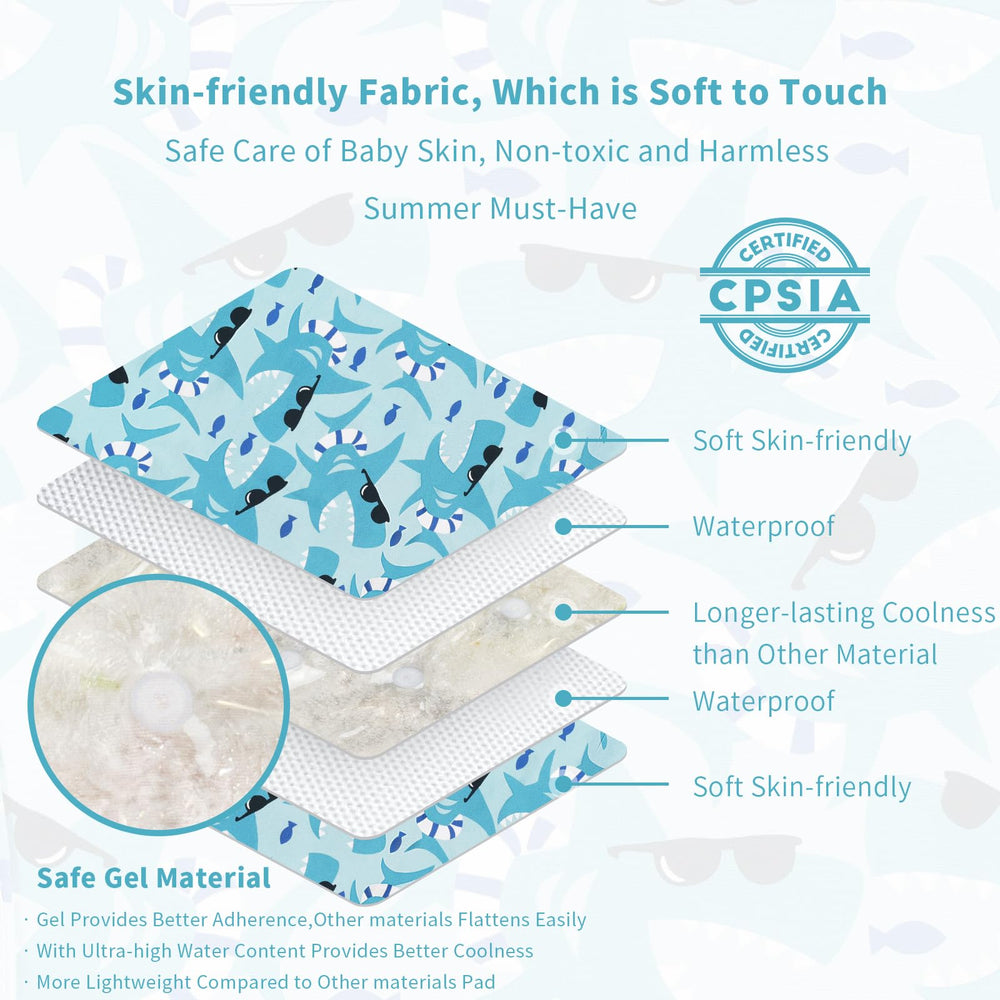 Yinbly breathable skin-friendly material closeup highlighting gentle touch.