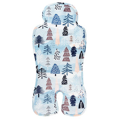 Yinbly gel car seat cooler pad folded for travel and storage.