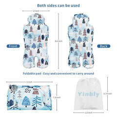 Yinbly gel car seat cooler pad in stroller provides comfortable cooling during outings.