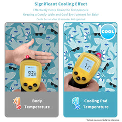 Yinbly safety gel material closeup showing non-toxic cooling gel.