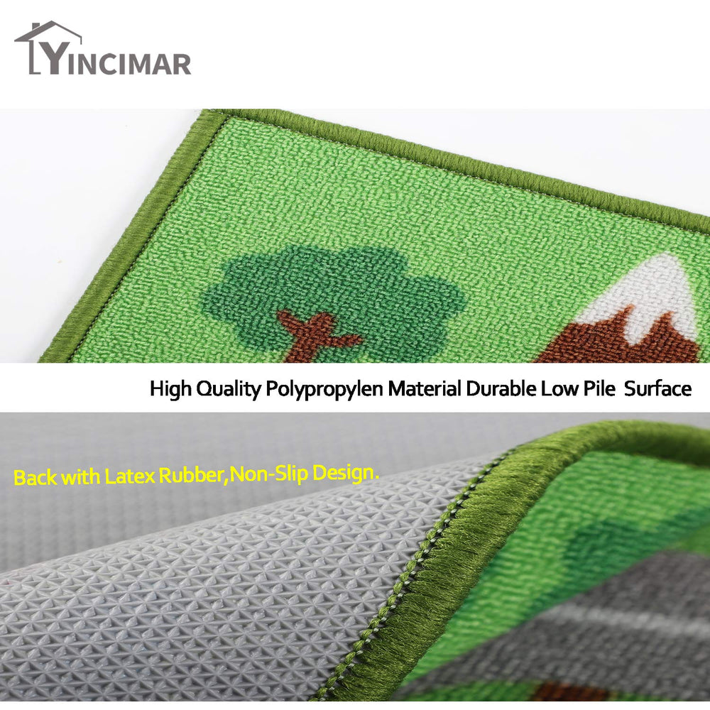Yincimar classroom oriented play mat for centers and activities.