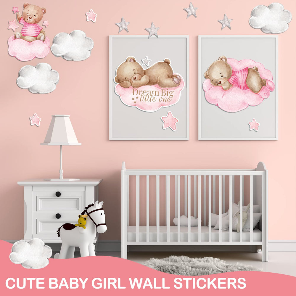 Yinder bear DIY wall decor encourages kids' creativity on smooth walls.