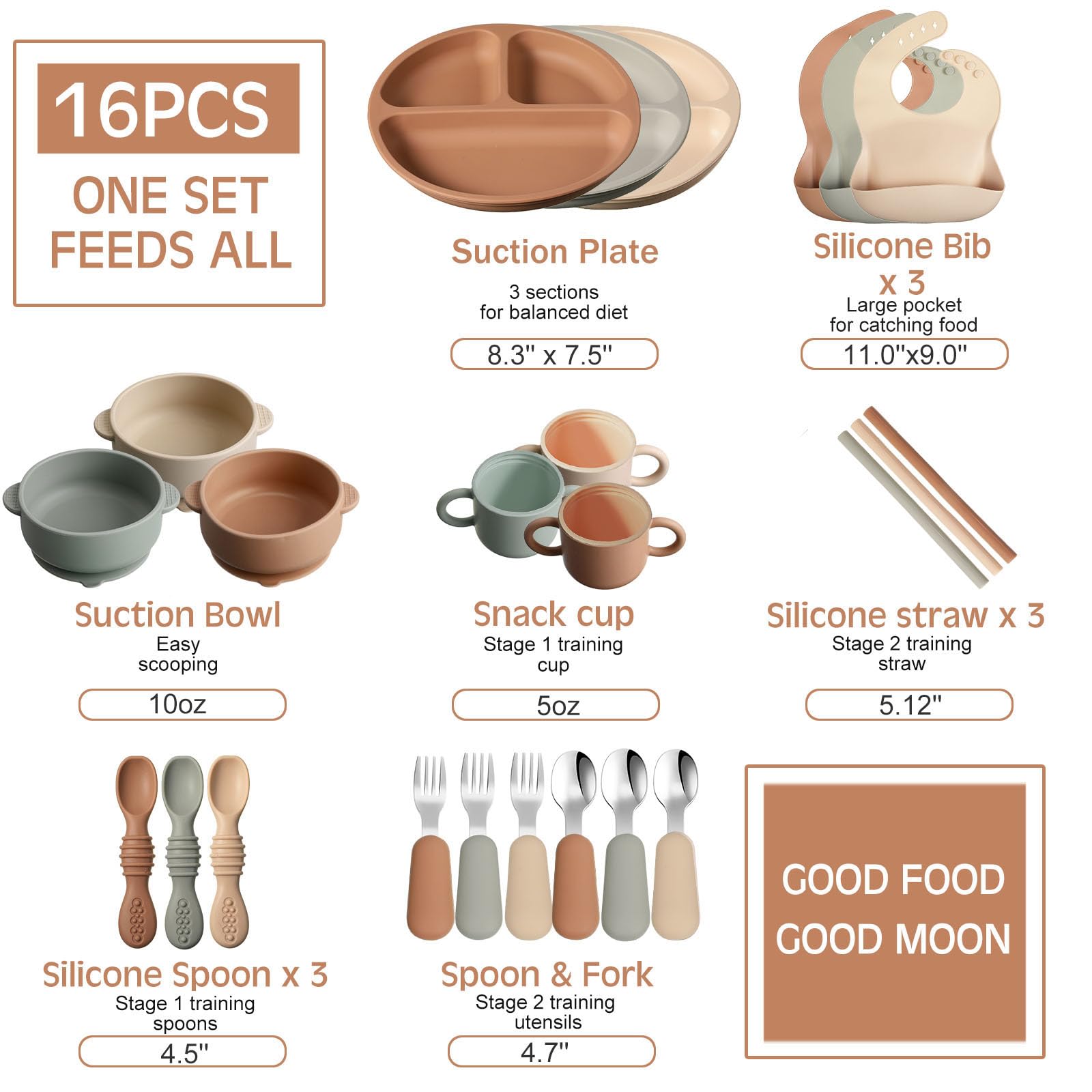 Yinder compact silicone spoon highlights durable, heat-safe design for busy mealtimes.