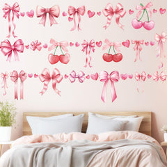 Yinder Coquette decorative decals brighten living rooms and dorms with Y2K aesthetic.