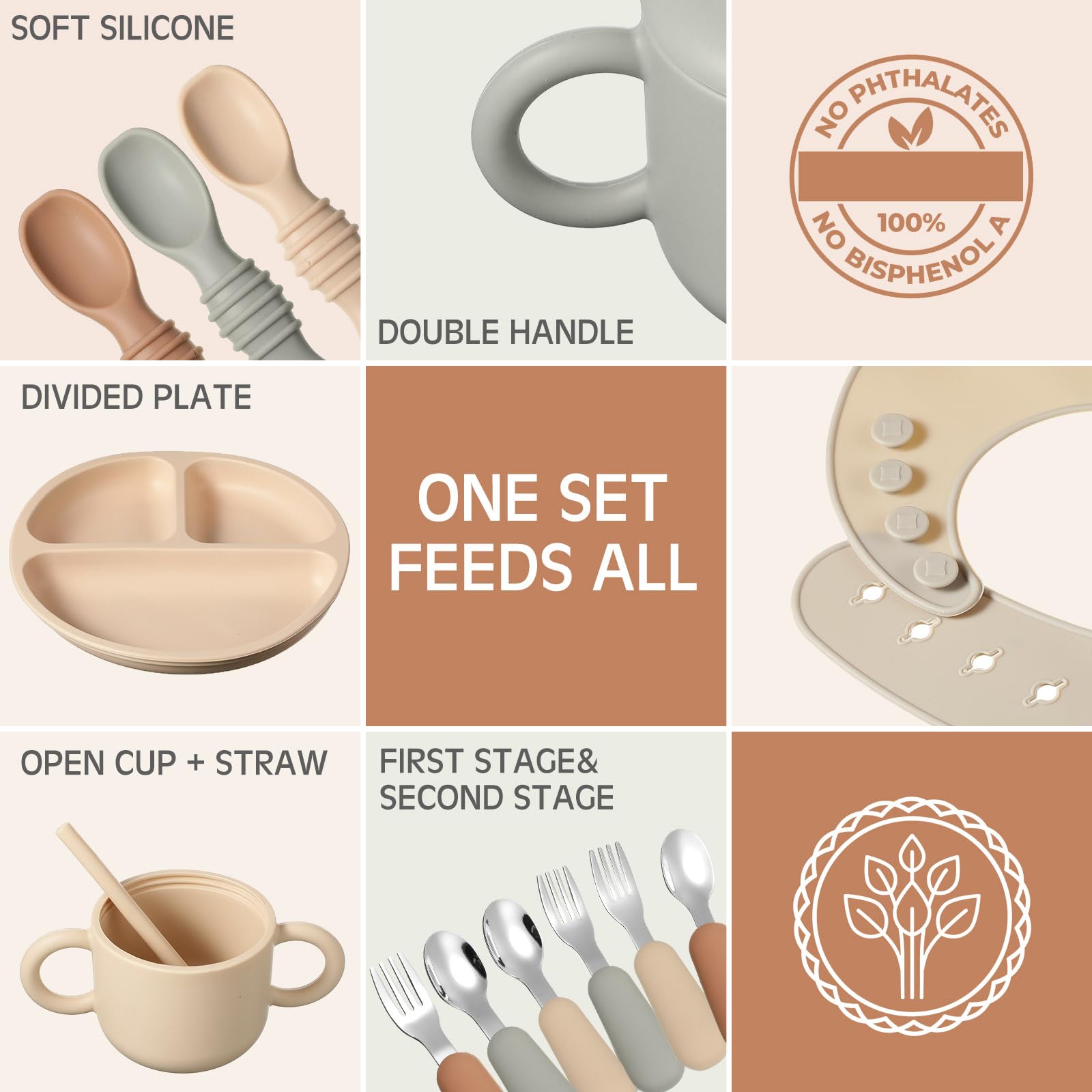 Yinder smoky gray silicone straw supports gentle sip learning during snack time.