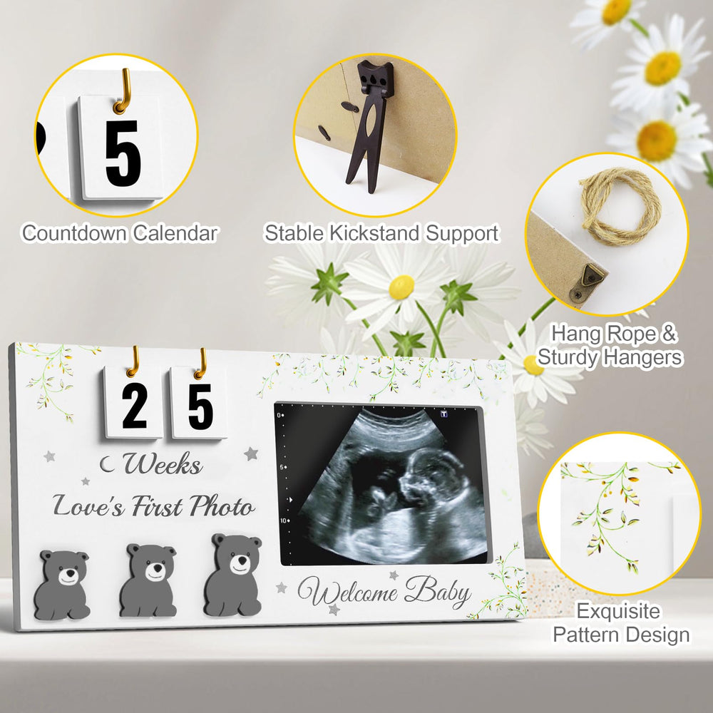 YinEpand frame preserves a 4x3 ultrasound photo in a dedicated space