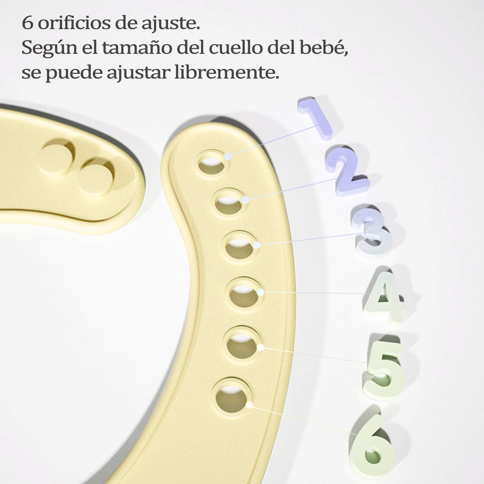 YINGJEE silicone feeding bibs stain-resistant coating helps prevent stubborn food marks