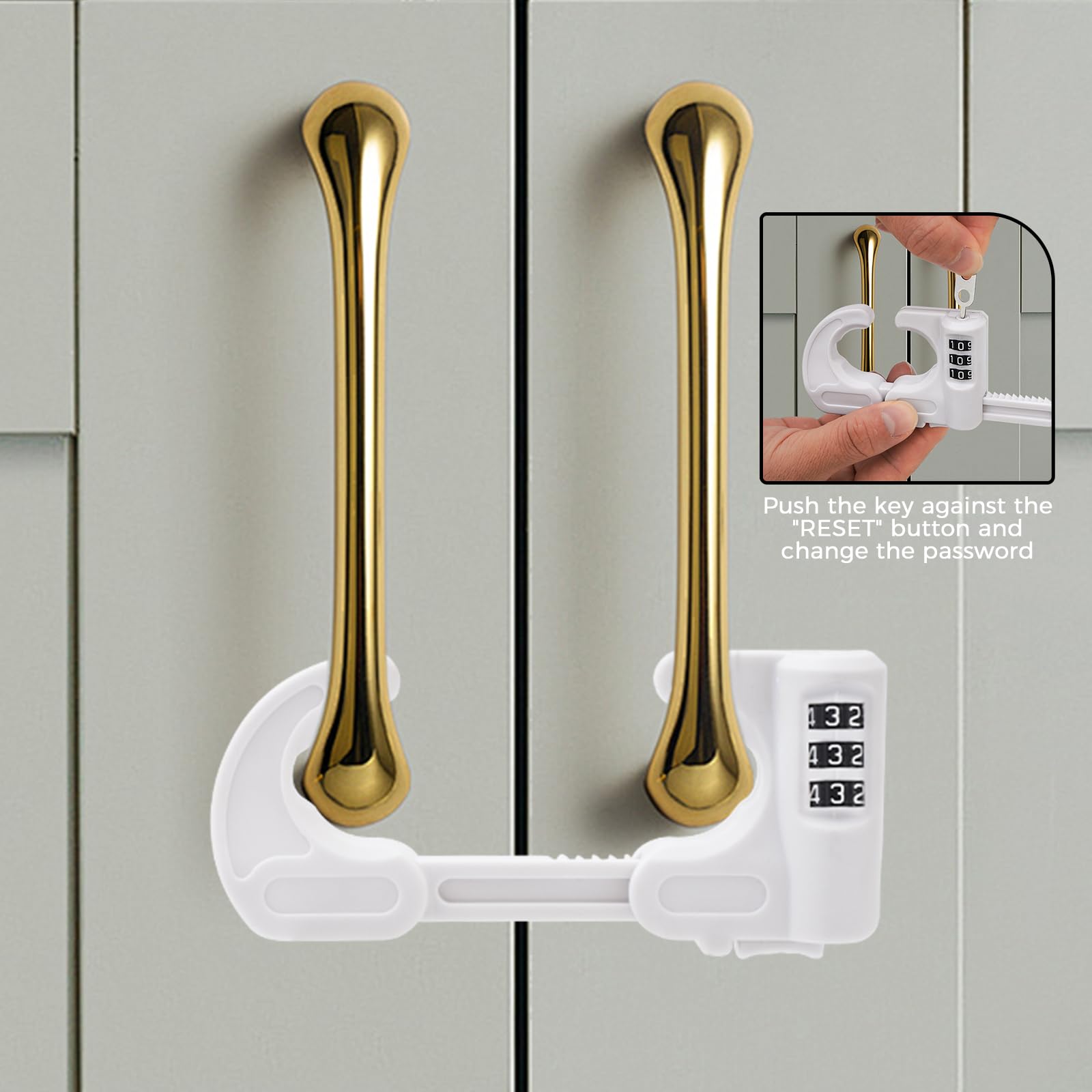 Yingranlock adjustable length 2 to 3.7 inches fits varied handles