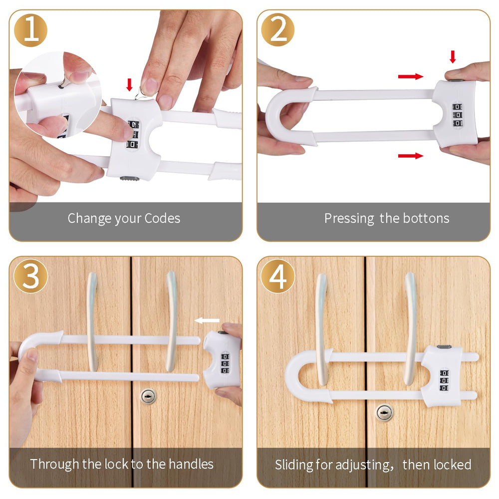 yingranlock no-tools installation icon highlighting universal fit for mushroom, D-shaped, knobs