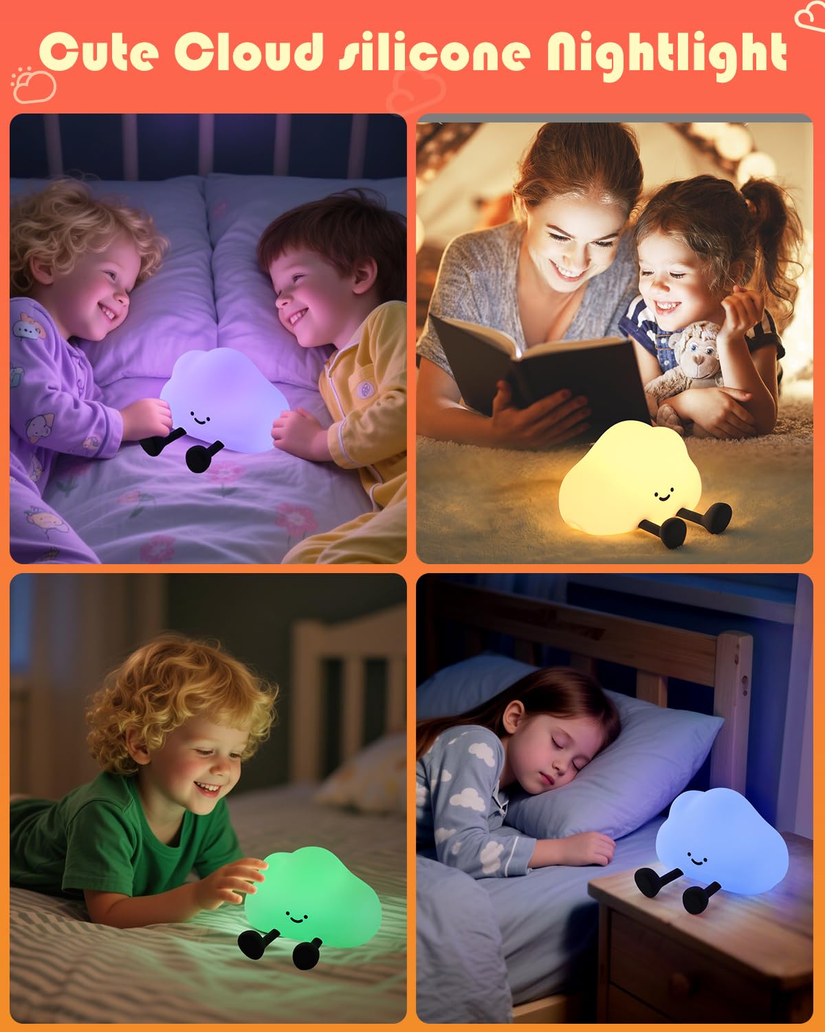YISUN Cloud Night Light gift-ready packaging and stylish design