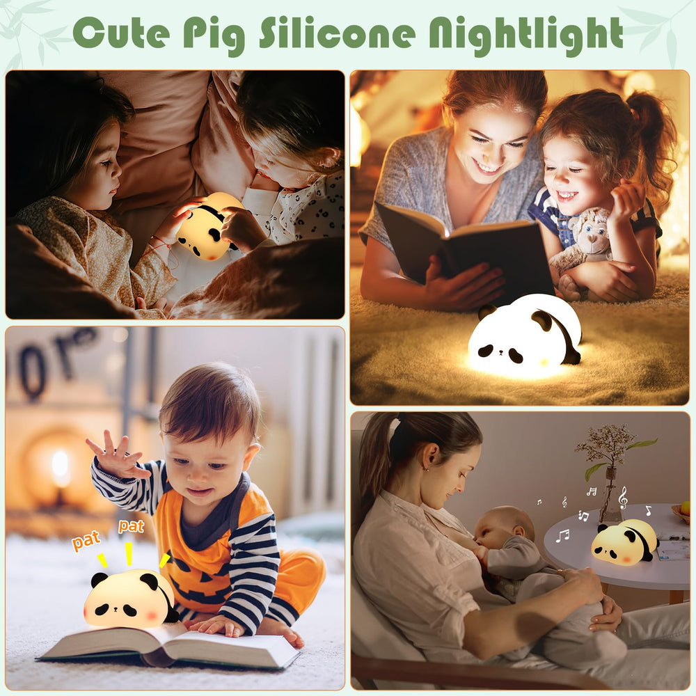 YISUN Panda night light makes a thoughtful nursery gift for new moms and families.