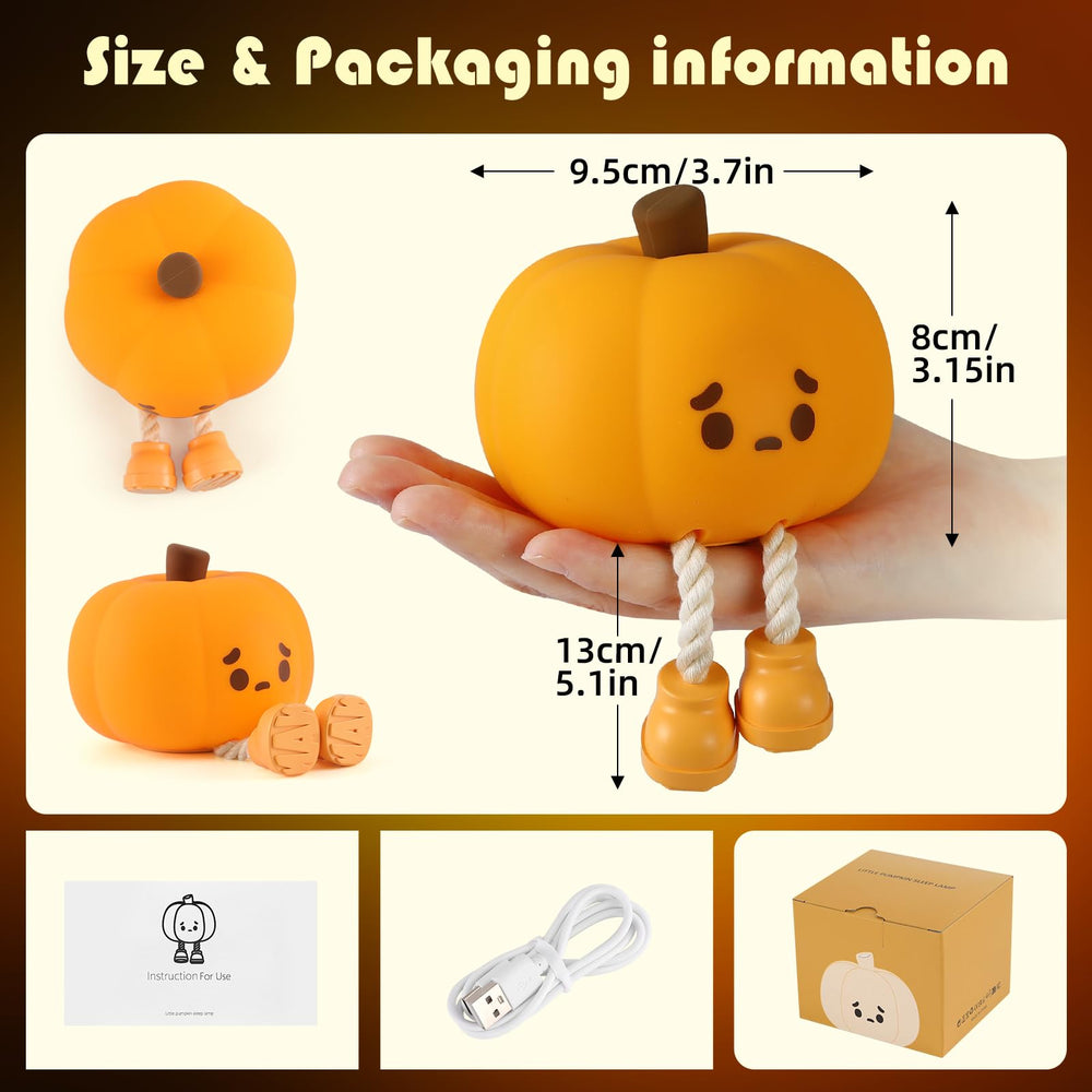 YISUN Pumpkin Night Light featuring timer function for auto shut-off