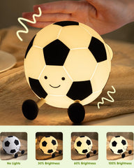 YISUN silicone night light for kids emits a soft glow for peaceful bedtime.